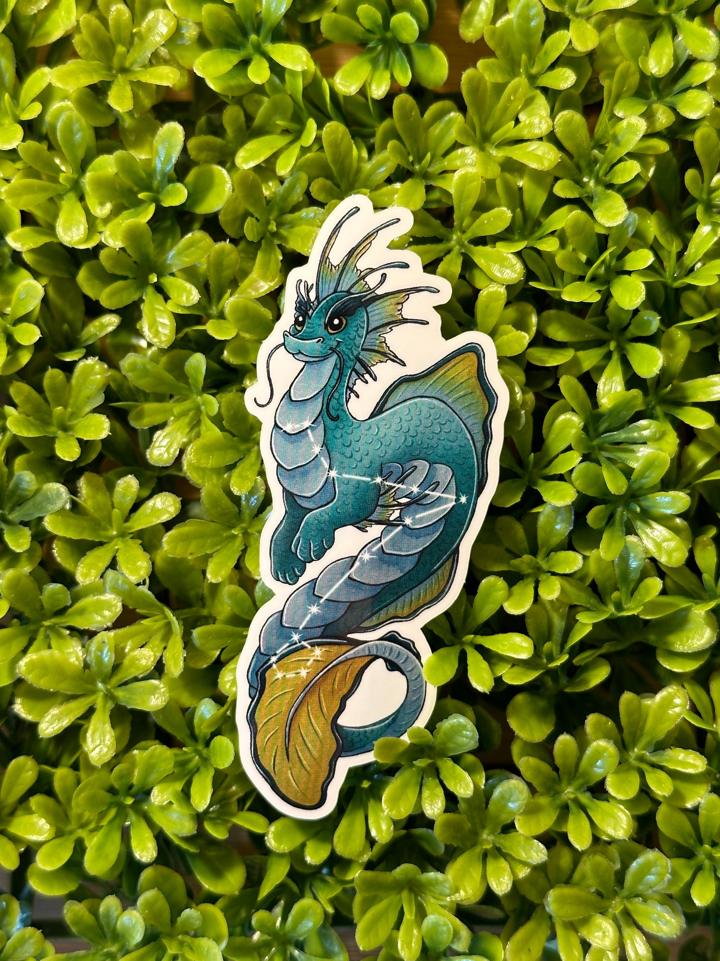 Zodiac Dragon Sticker: Pisces