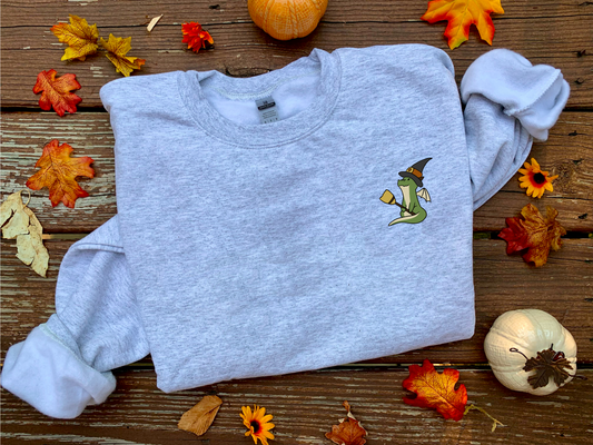 Embroidered Dragon Witch Unisex Sweatshirt