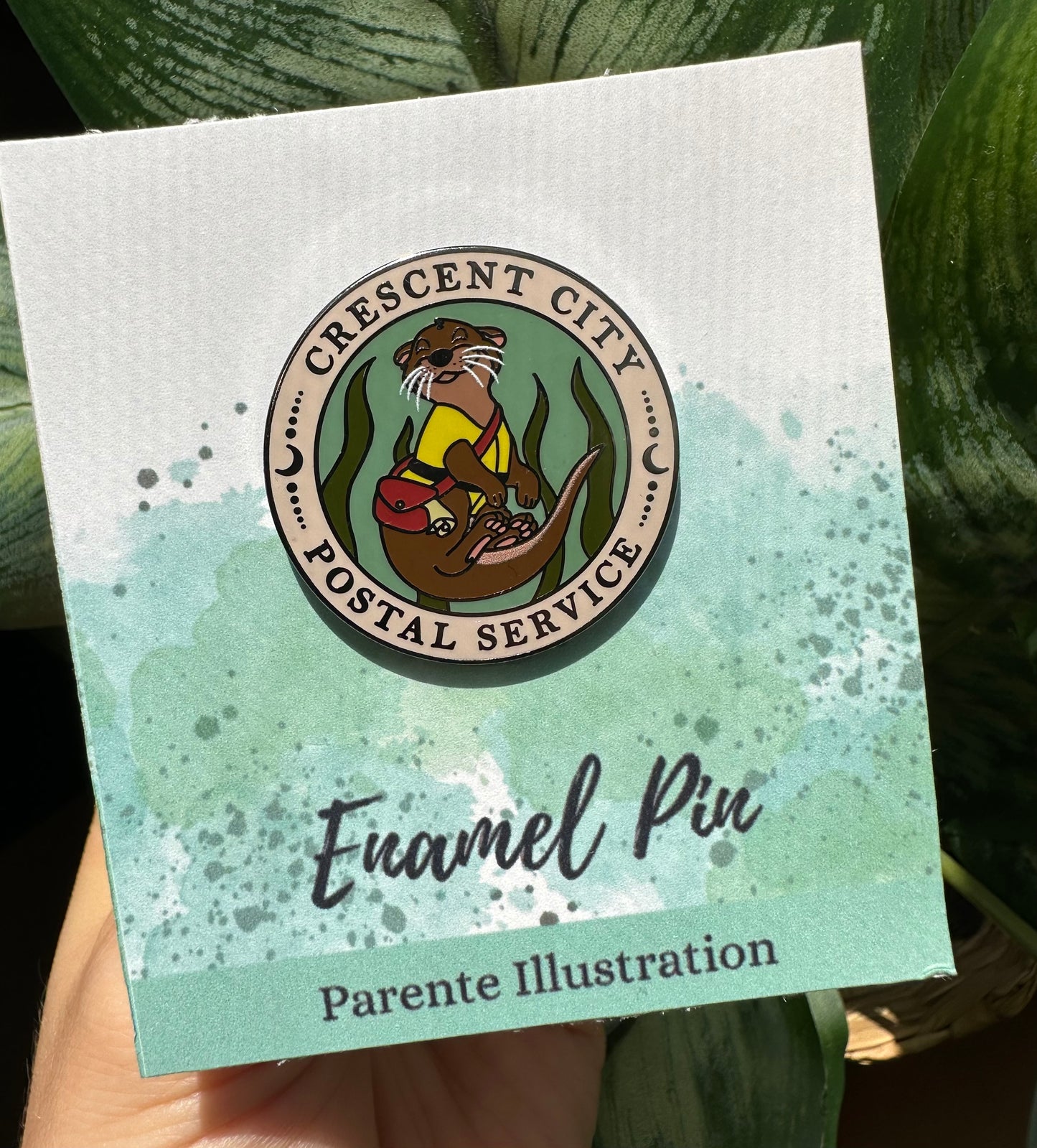 Crescent City Postal Service Enamel Pin