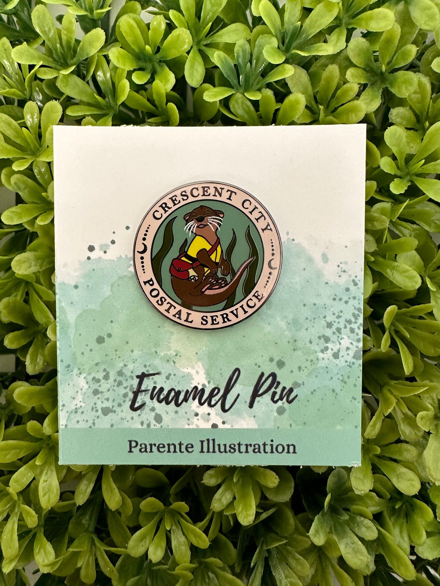 Crescent City Postal Service Enamel Pin