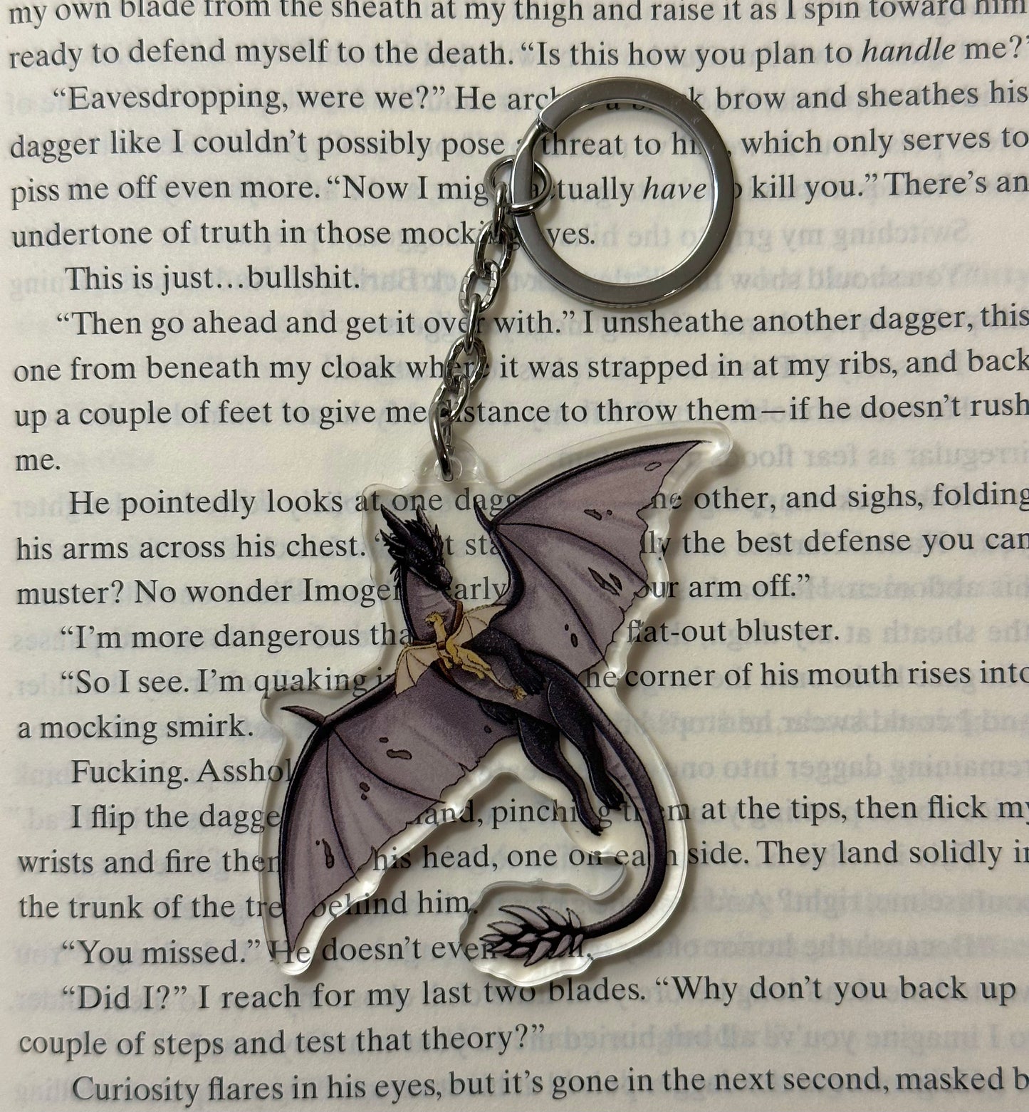 All Saddled Up! Keychain