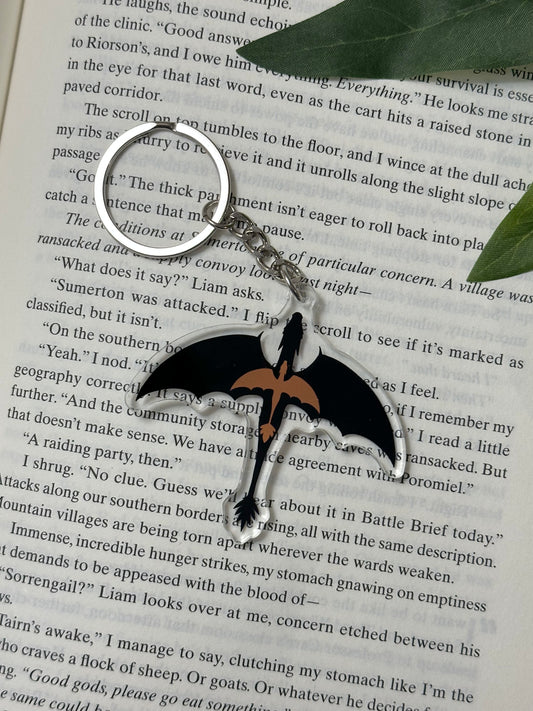 Violet's Tattoo Keychain