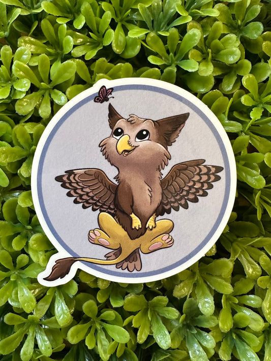 Butterfly Gryphon Sticker