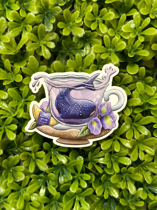 Tea Creatures: Whale Shark Sticker
