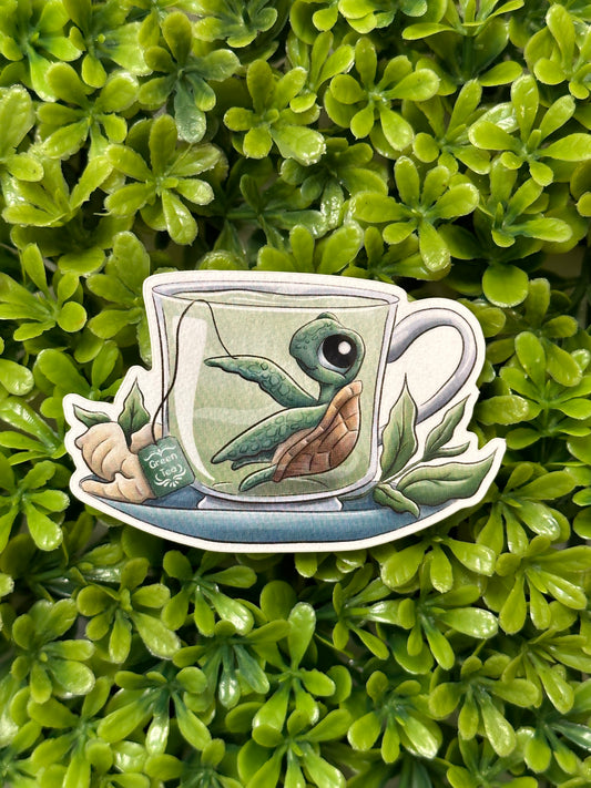 Tea Creatures: Sea Turtle Sticker