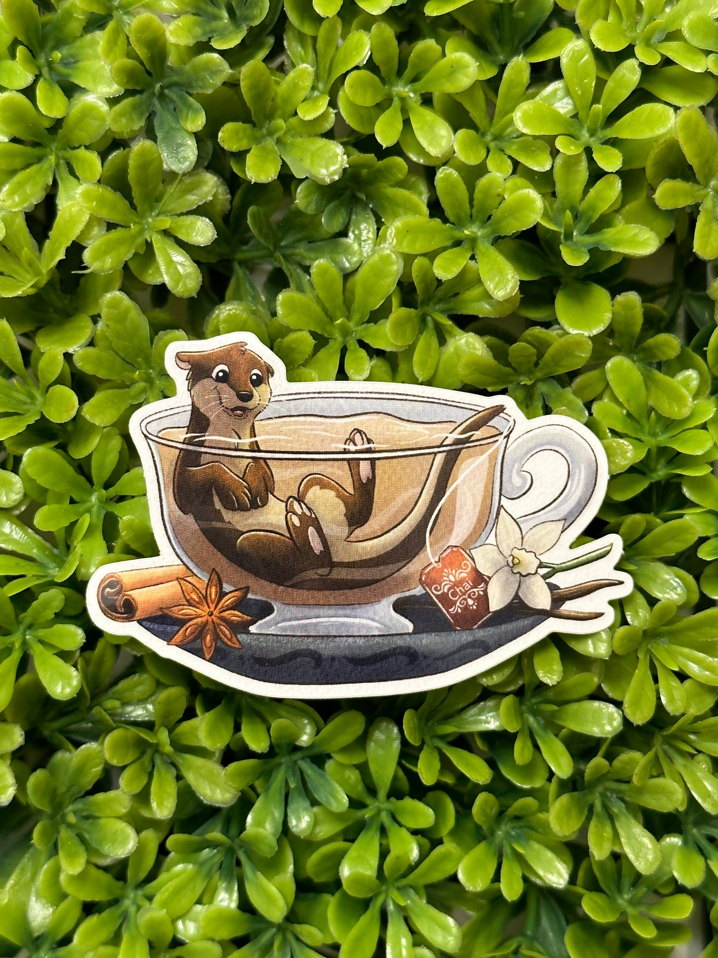 Tea Creatures: Otter Sticker