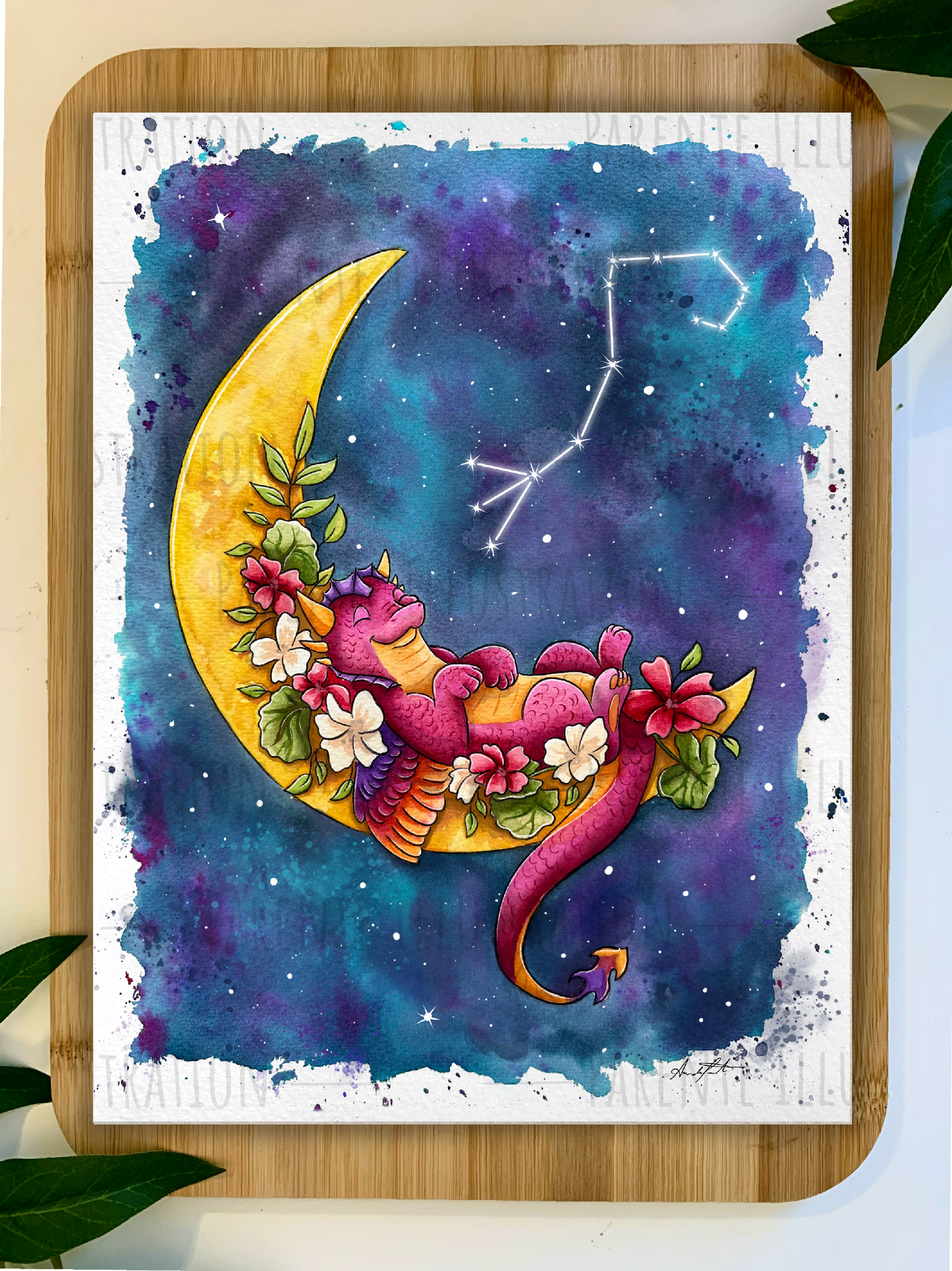 Baby Scorpio Dragon Print