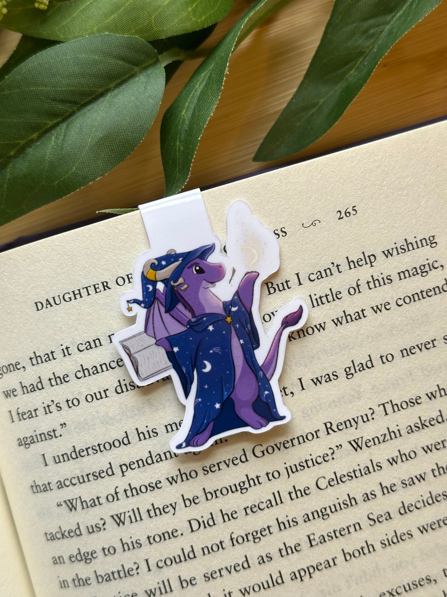 Dragon Wizard Magnetic Bookmark