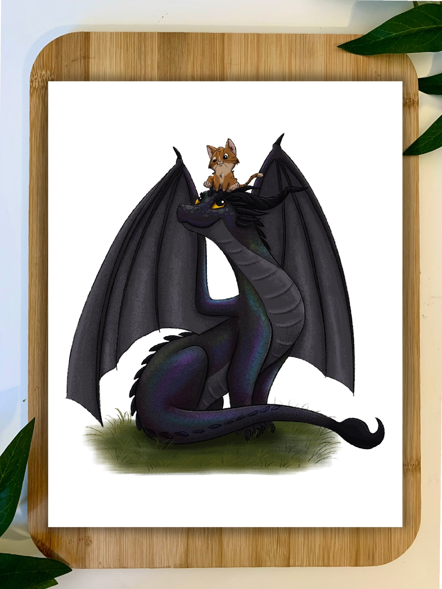 Andarna And Broccoli Print