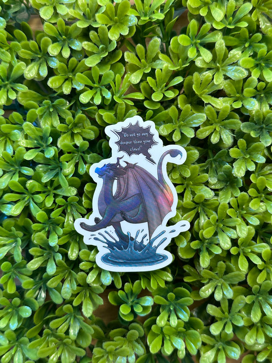 Swimming Andarna Sticker