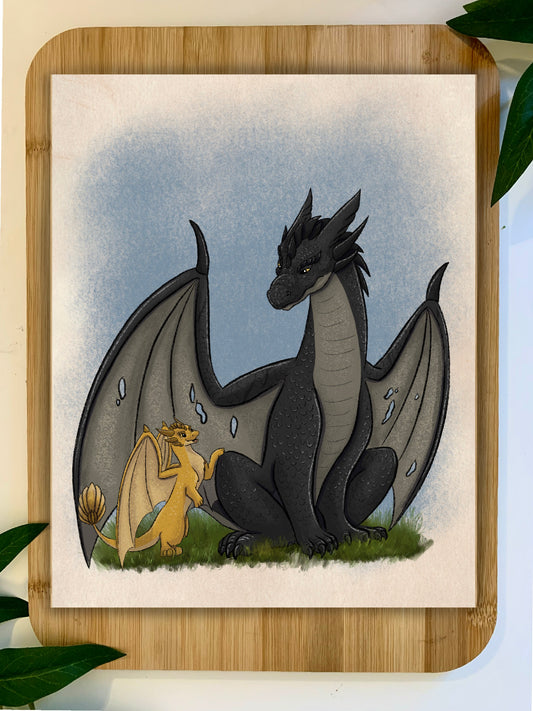 Tairn and Andarna Print