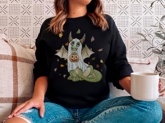 Ghost Dragon Unisex Sweatshirt