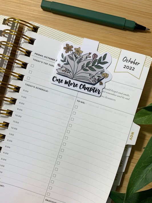 One More Chapter Magnetic Bookmark