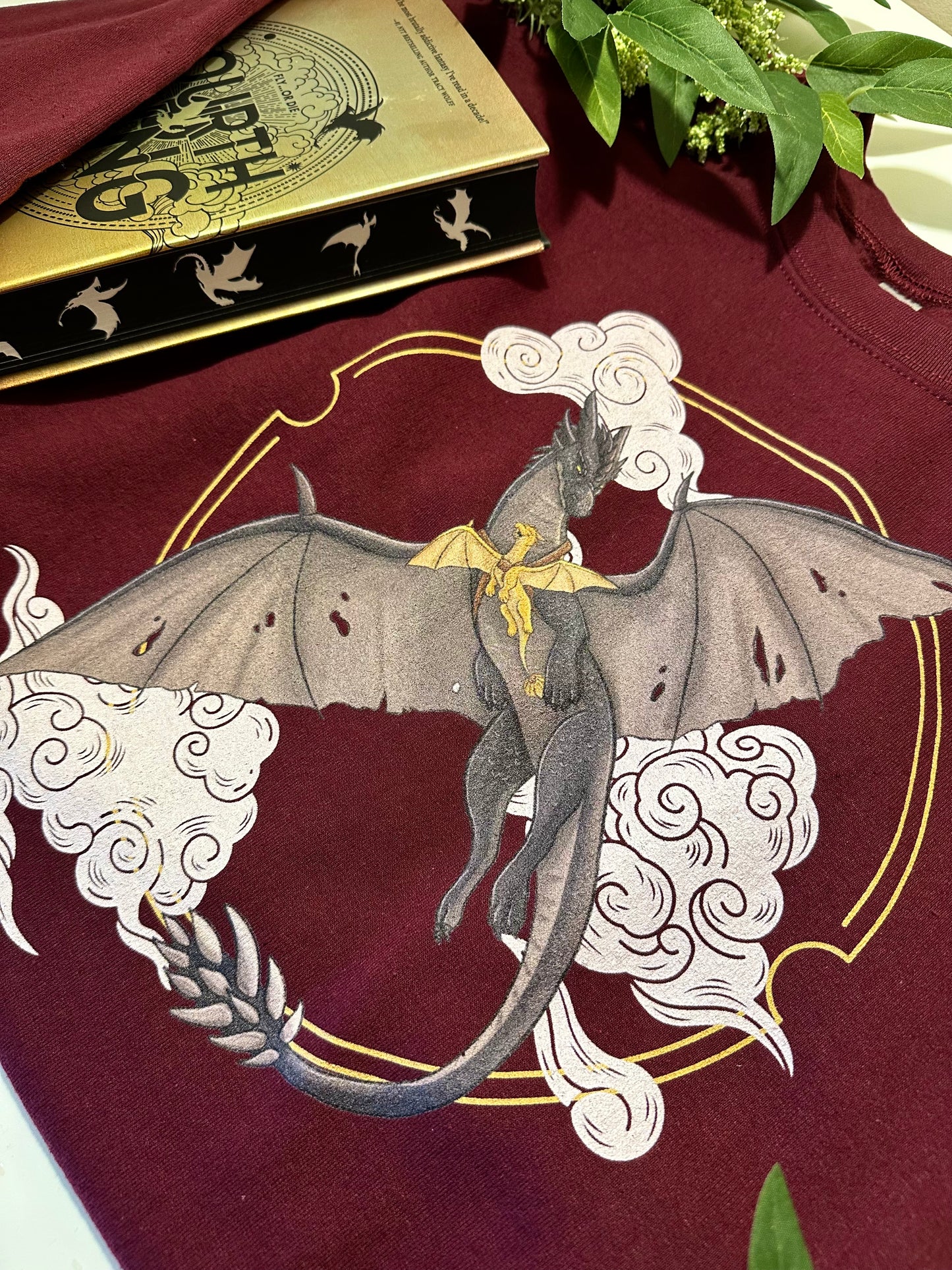 Tairn and Andarna Flying Sweatshirt