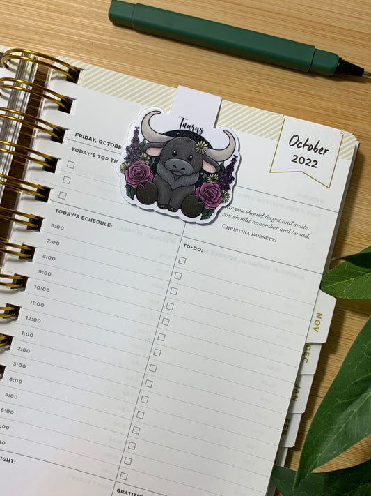 Taurus Magnetic Bookmark