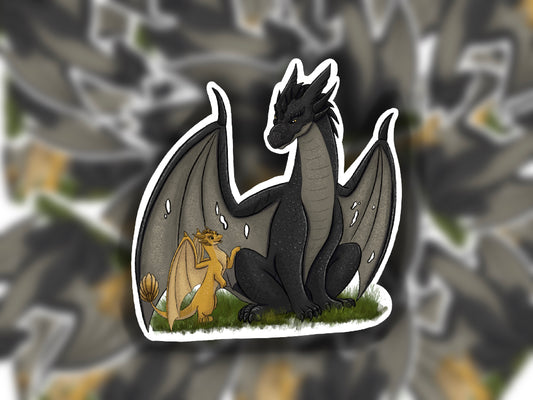 Tairn and Andarna Sticker