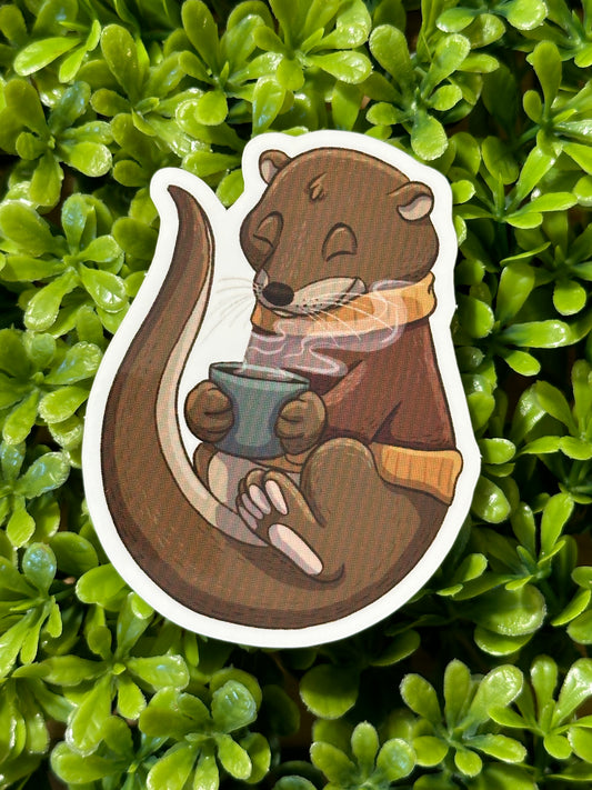 Otterly Delicious Sticker