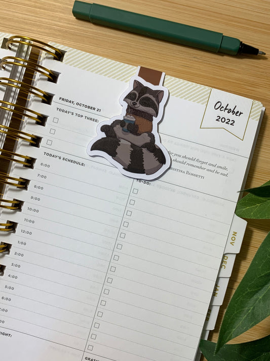 Coffee To Go Magnetic Bookmark