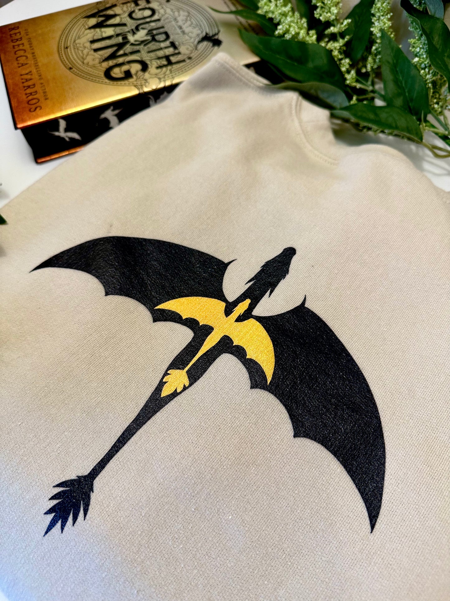 Embroidered Basgiath War College Black Lettering