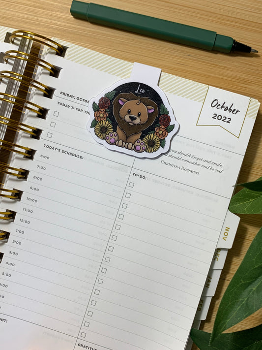 Leo Magnetic Bookmark