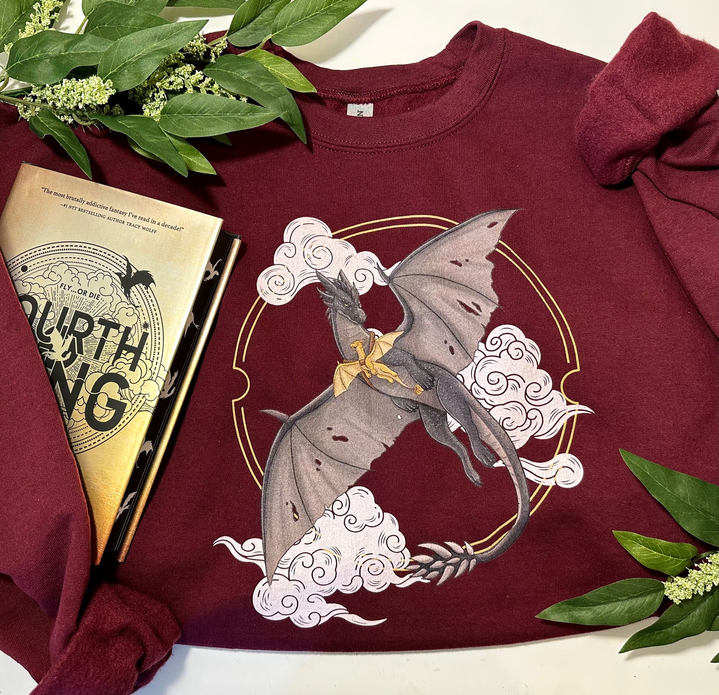 Tairn and Andarna Flying Sweatshirt