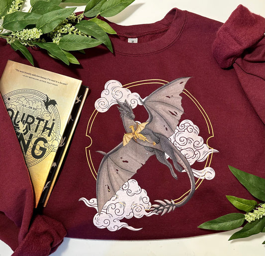 Tairn and Andarna Flying Sweatshirt
