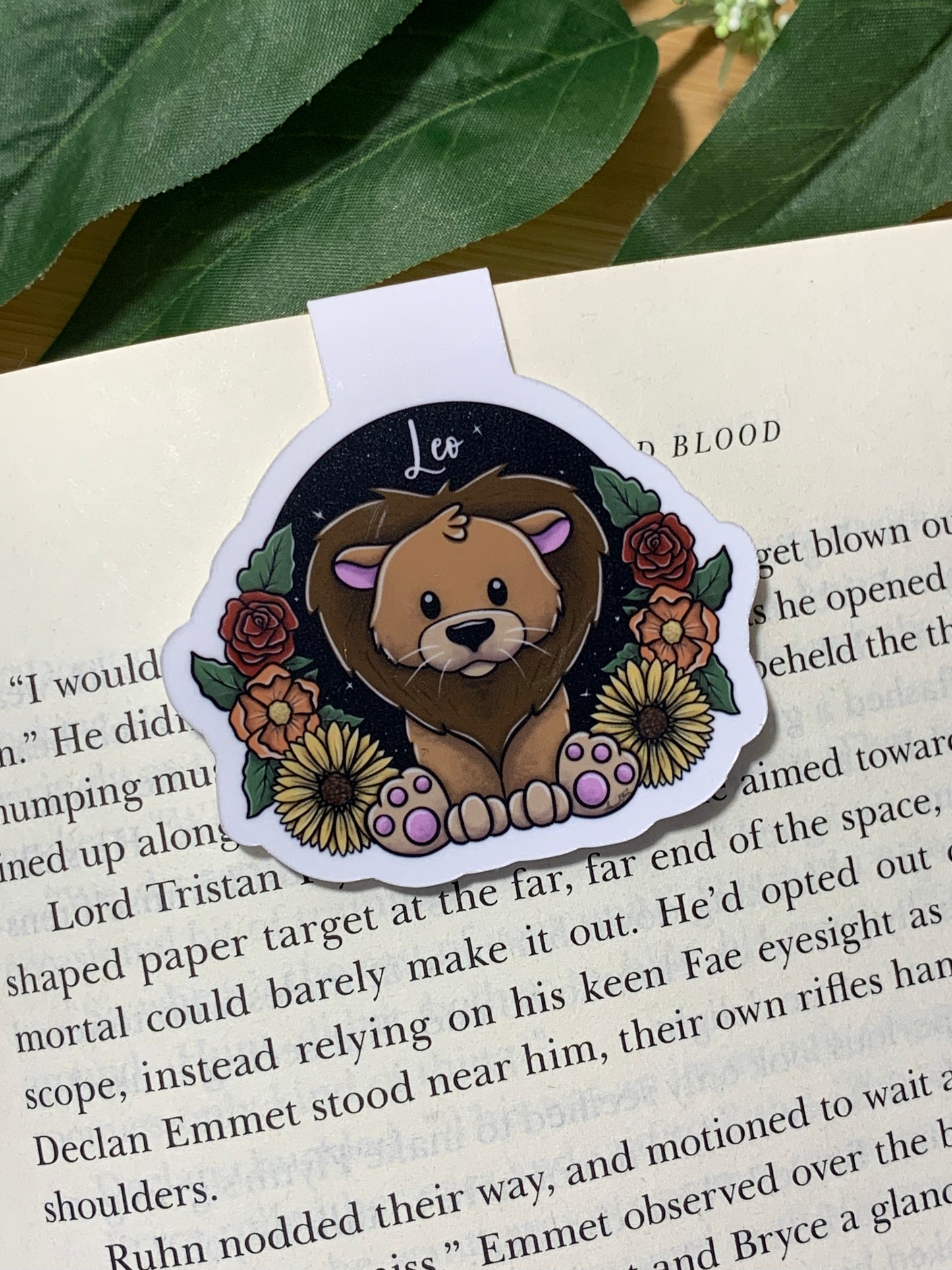 Leo Magnetic Bookmark