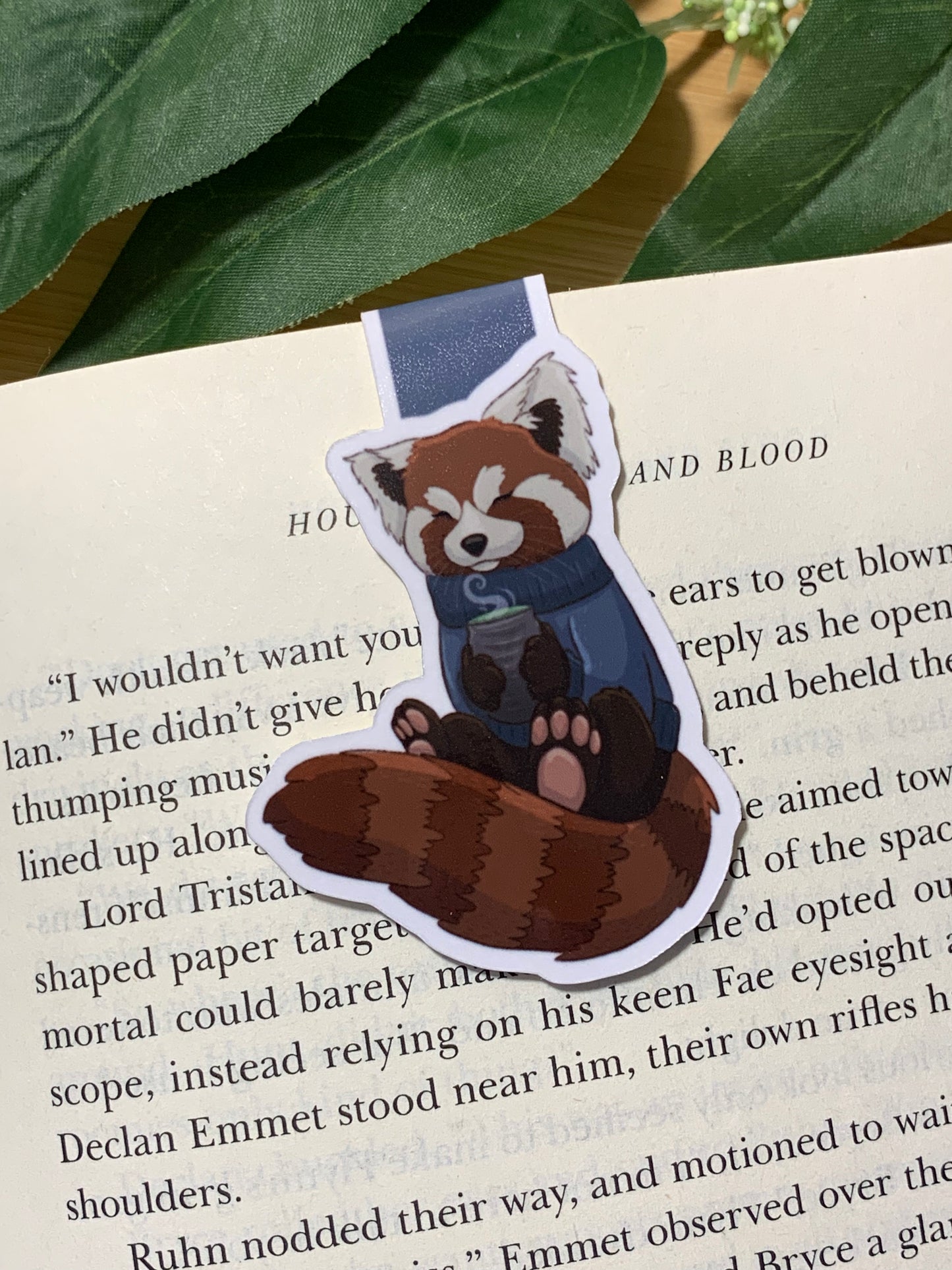 So Matcha Cuteness Magnetic Bookmark