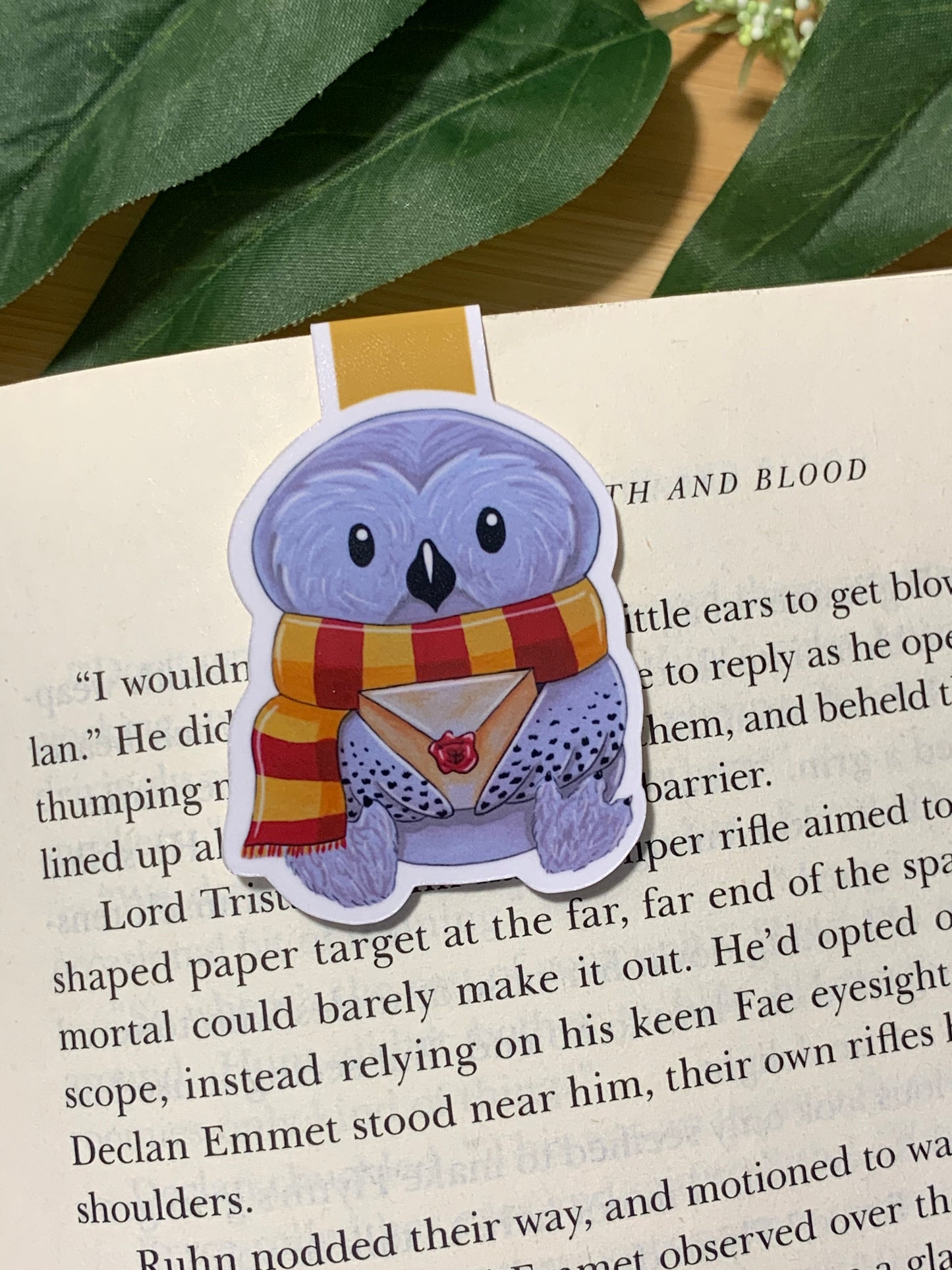 Messenger Owl Magnetic Bookmark