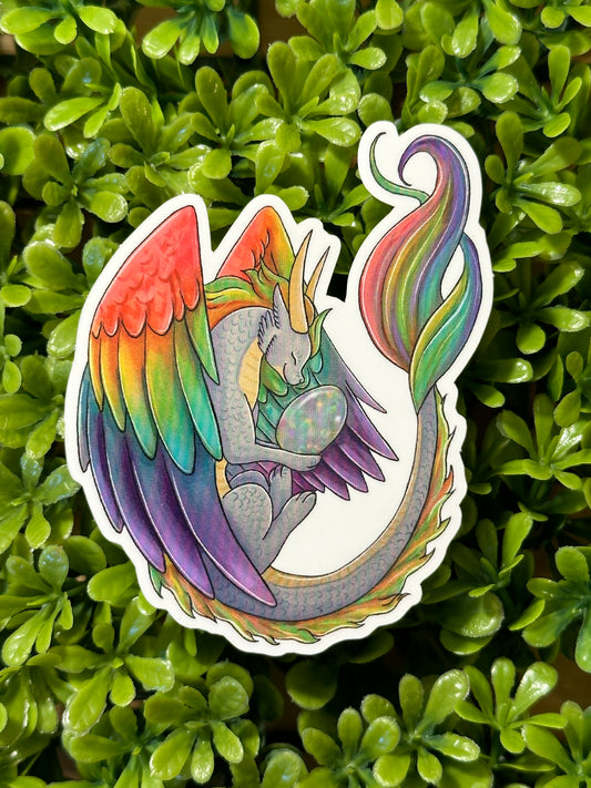 Opal Dragon Sticker