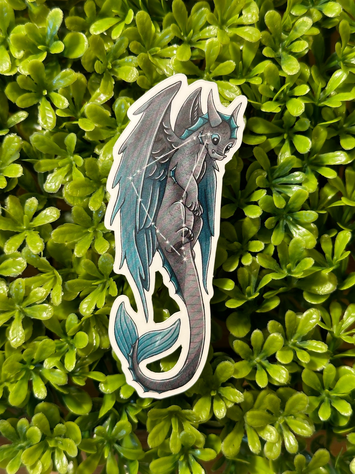 Zodiac Dragon Sticker: Capricorn