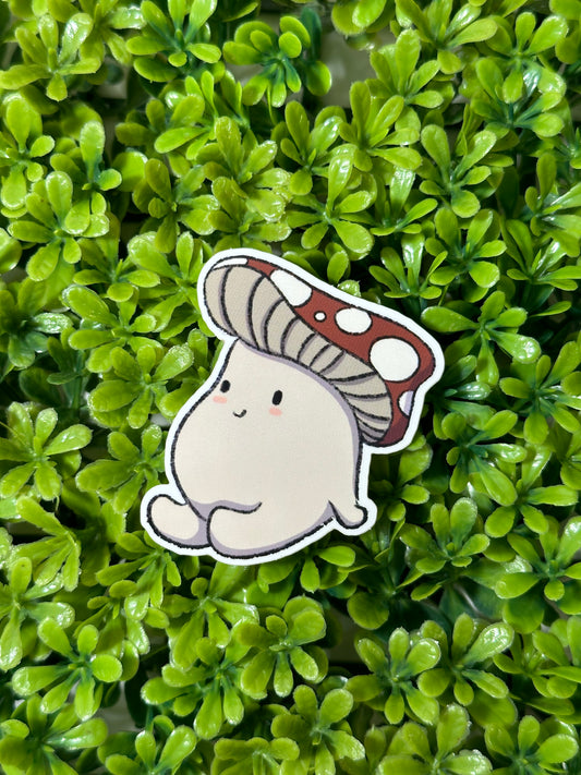Stargazing Mushroom Sticker