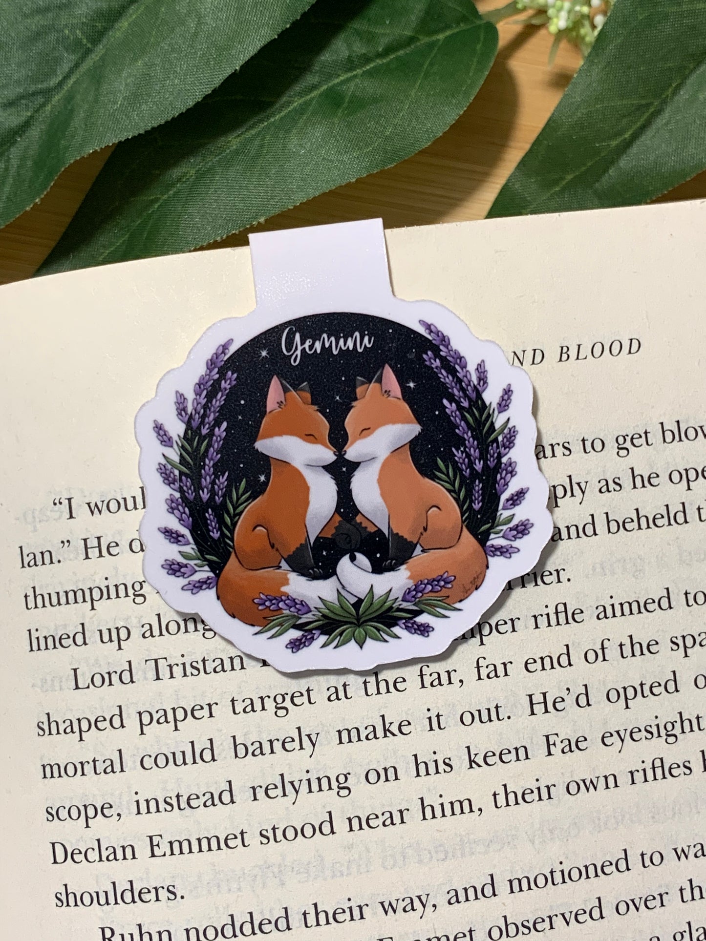 Gemini Magnetic Bookmark