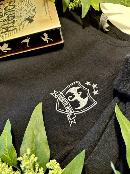 Embroidered Xaden Riorson Sweatshirt with White Lettering