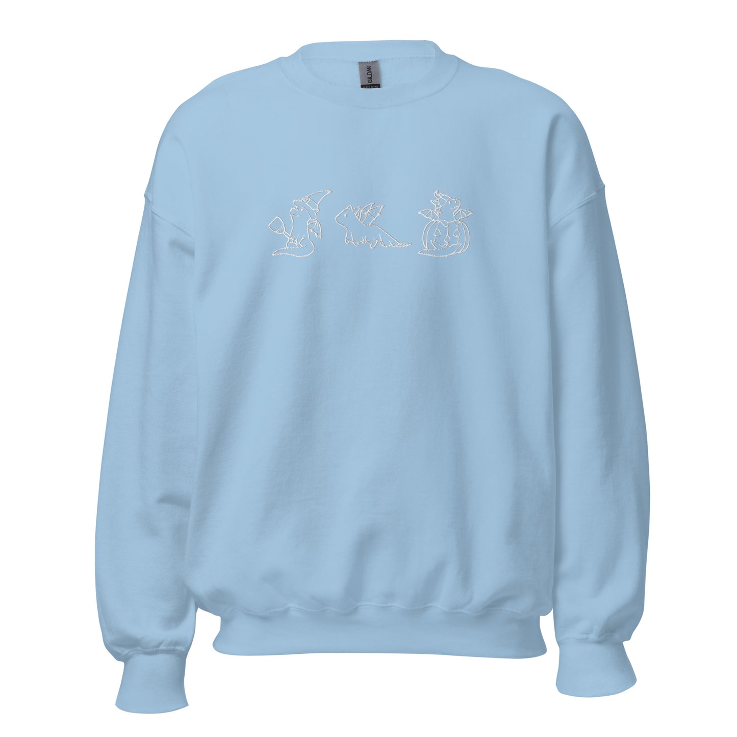 Embroidered Halloween Dragons Unisex Sweatshirt