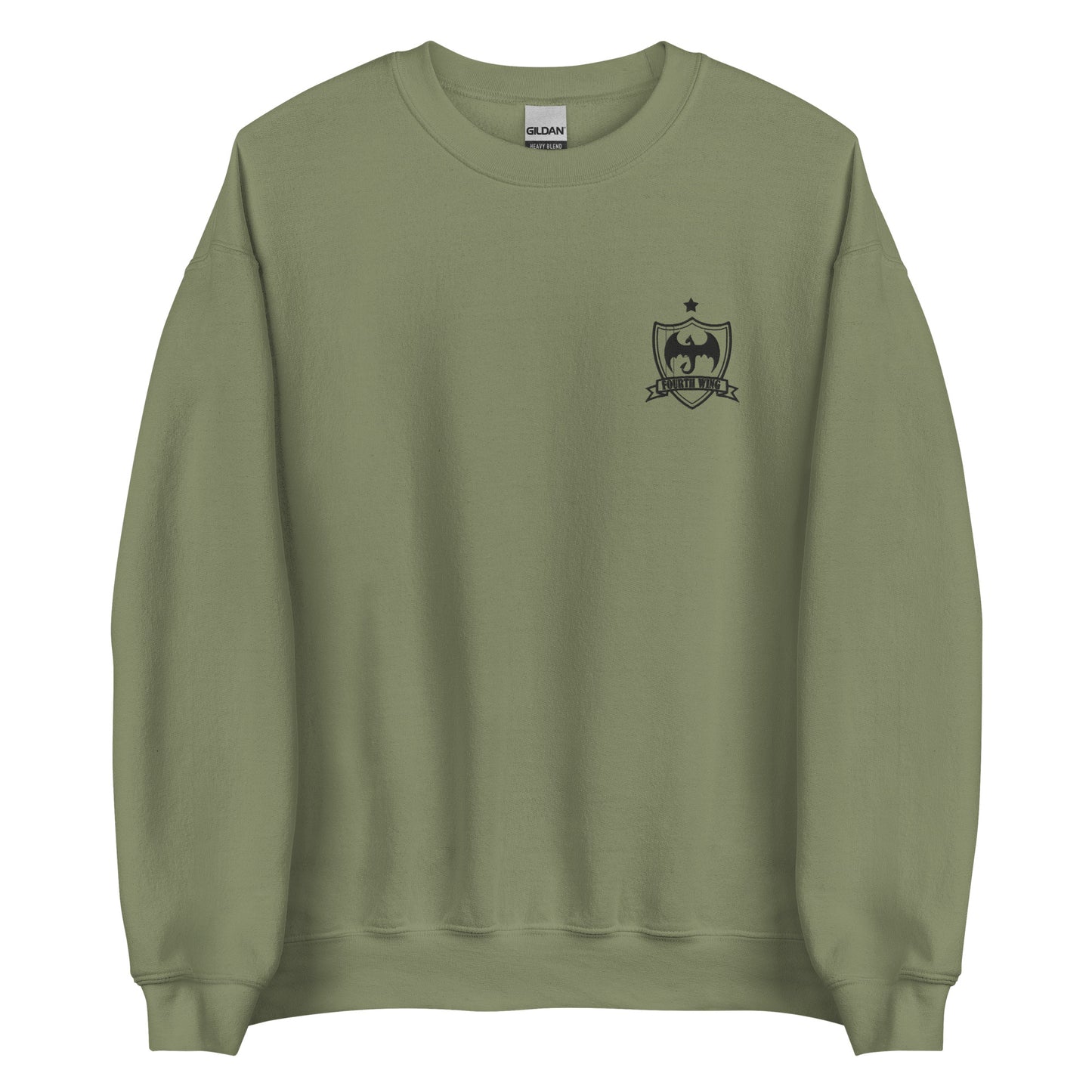 Embroidered Violet Sorrengail Sweatshirt with Black Lettering