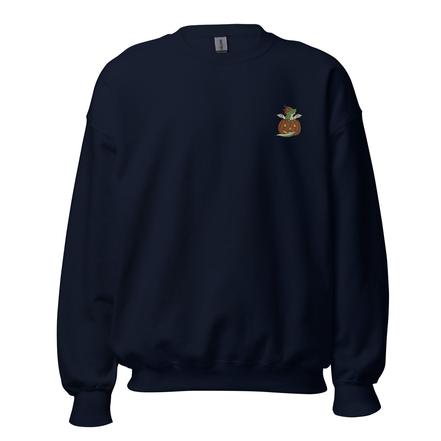 Embroidered Pumpkin Dragon Unisex Sweatshirt