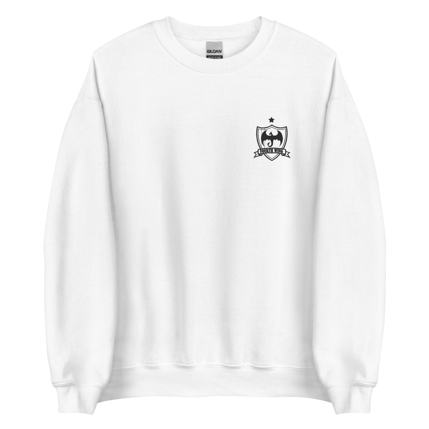 Embroidered Violet Sorrengail Sweatshirt with Black Lettering
