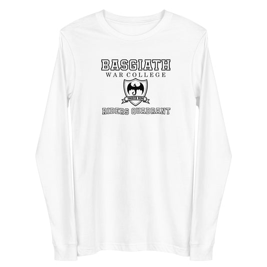 Basgiath War College Unisex Long Sleeve Tee No Back Design