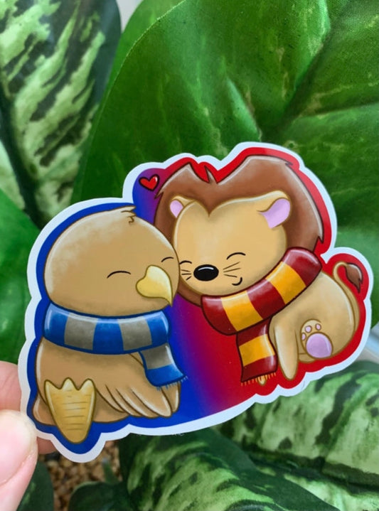 Animal Love Eagle and Lion