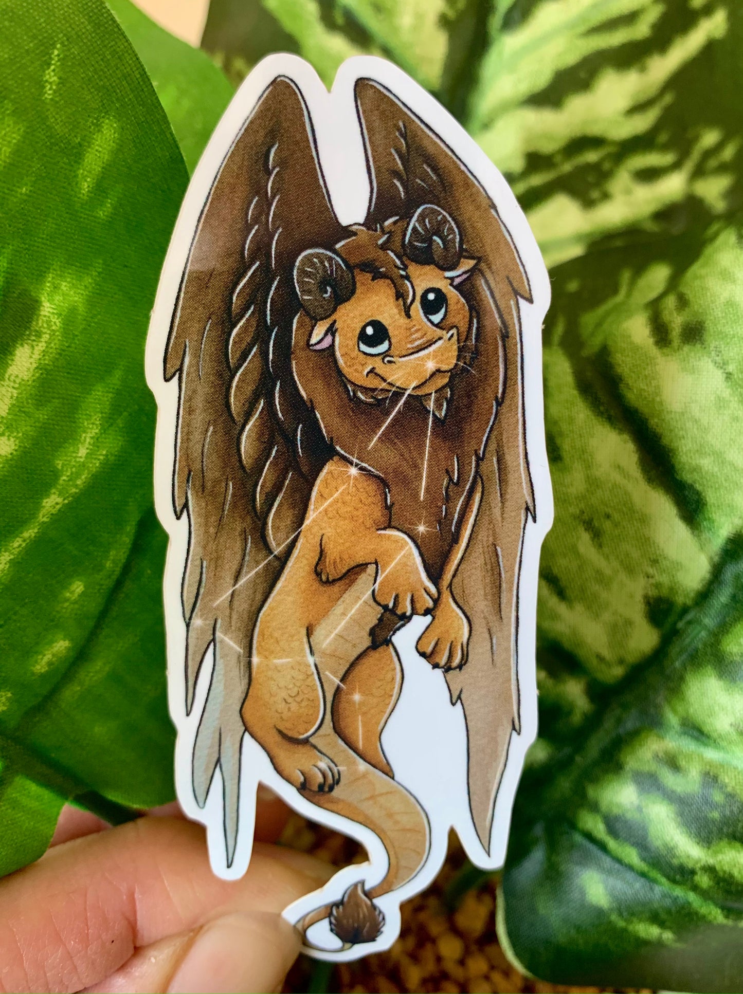 Zodiac Dragon Sticker: Leo