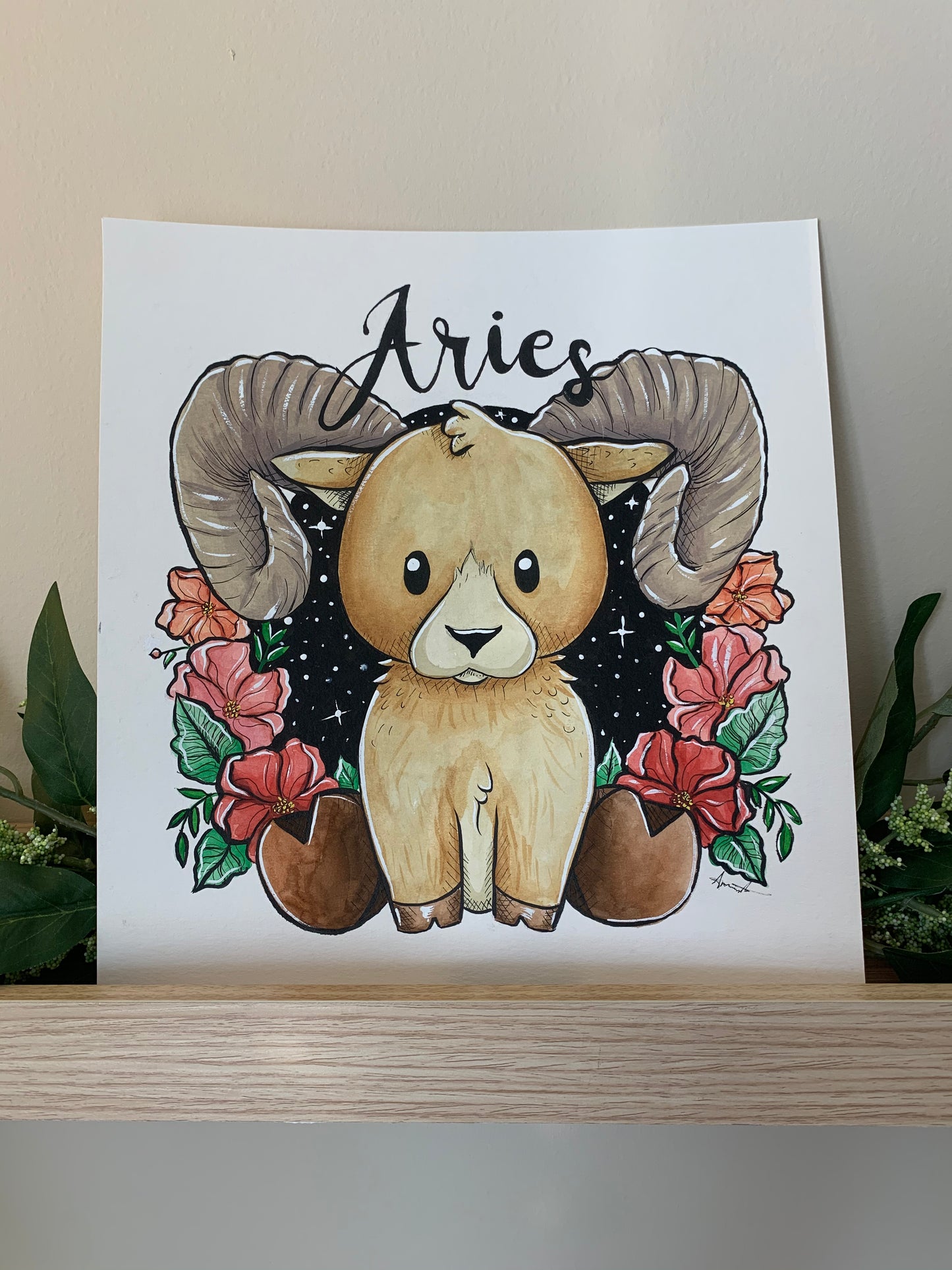 Original Painting: Aries Ram