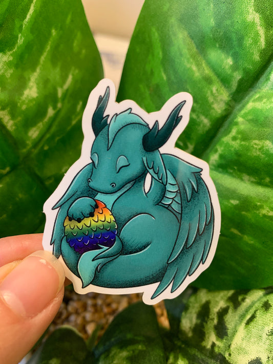 Rainbow Dragon Sticker
