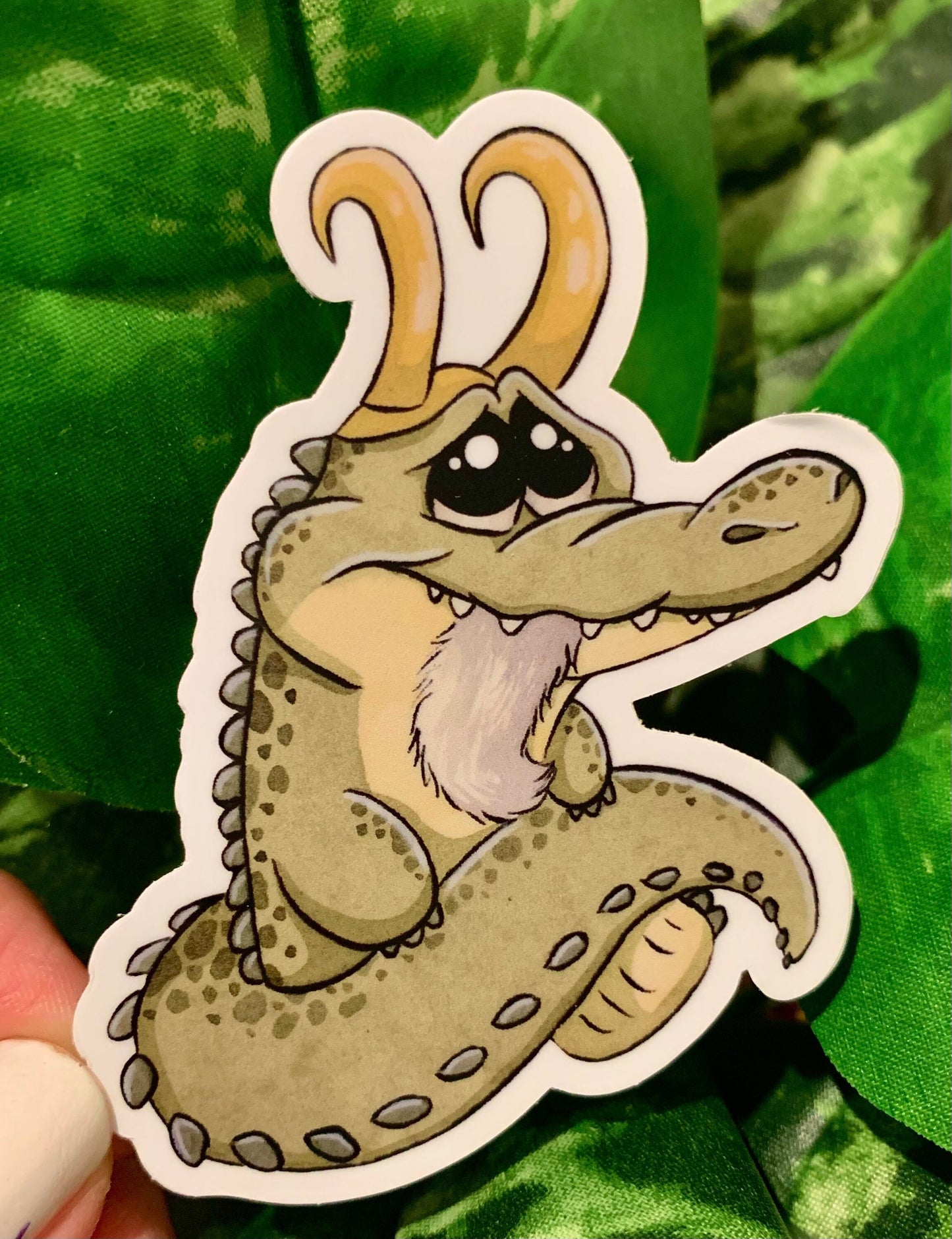 Matte Loki Alligator Decal