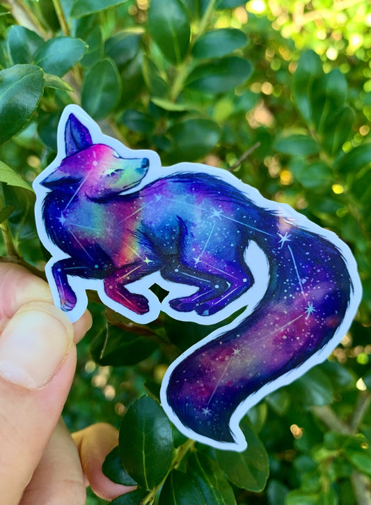 Cosmic Fox Sticker