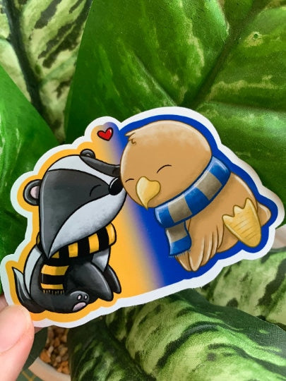Animal Love Badger and Eagle