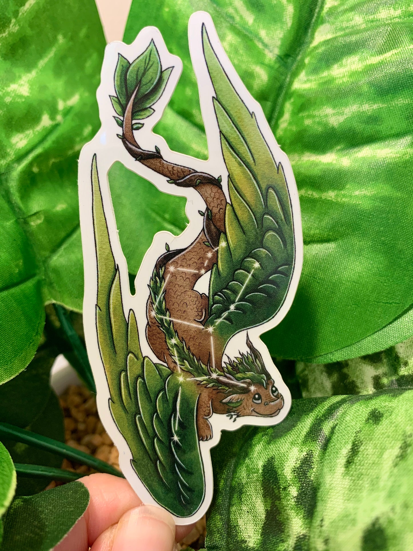 Zodiac Dragon Sticker: Virgo