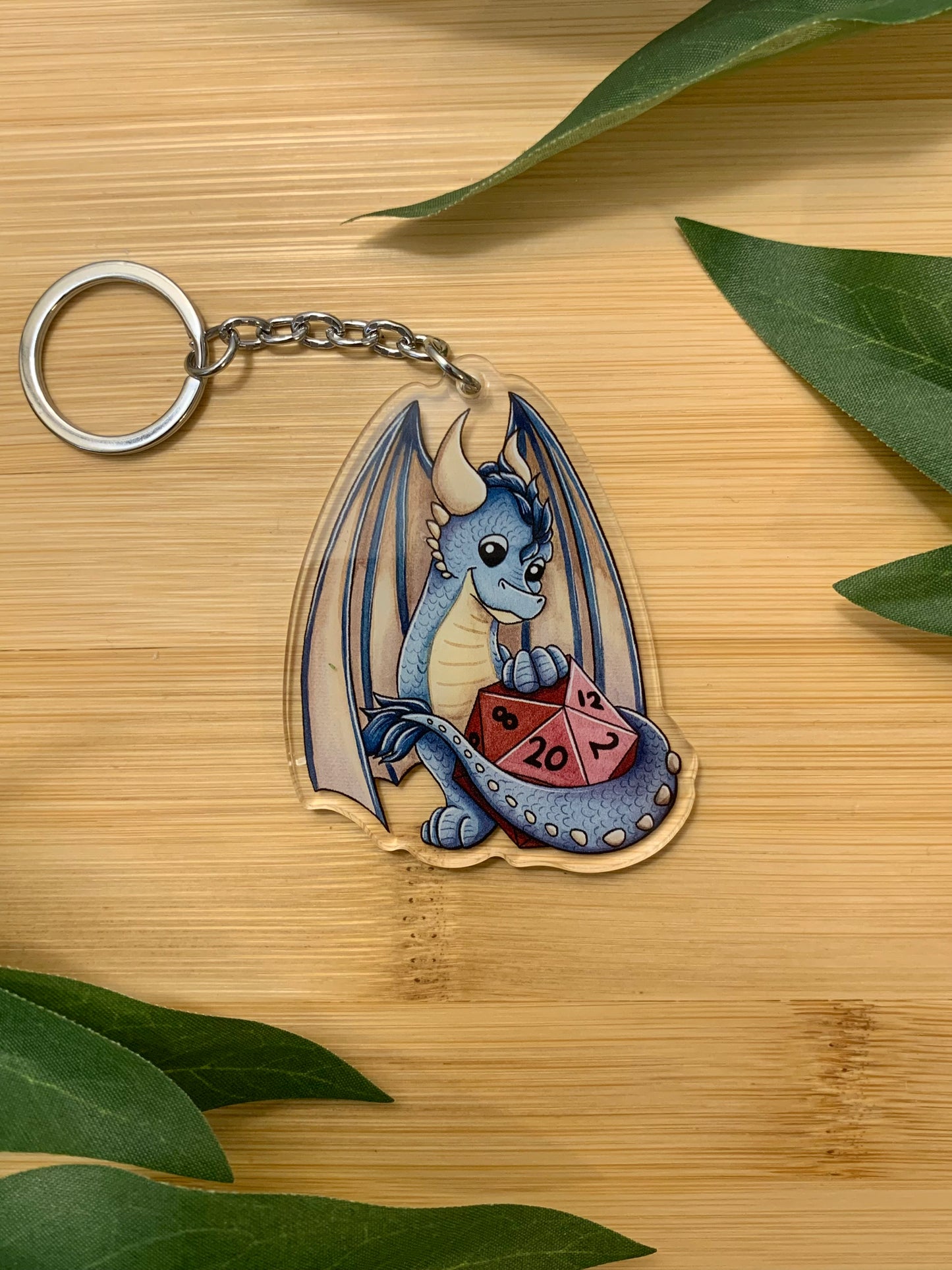 DnD Dragon Keychain