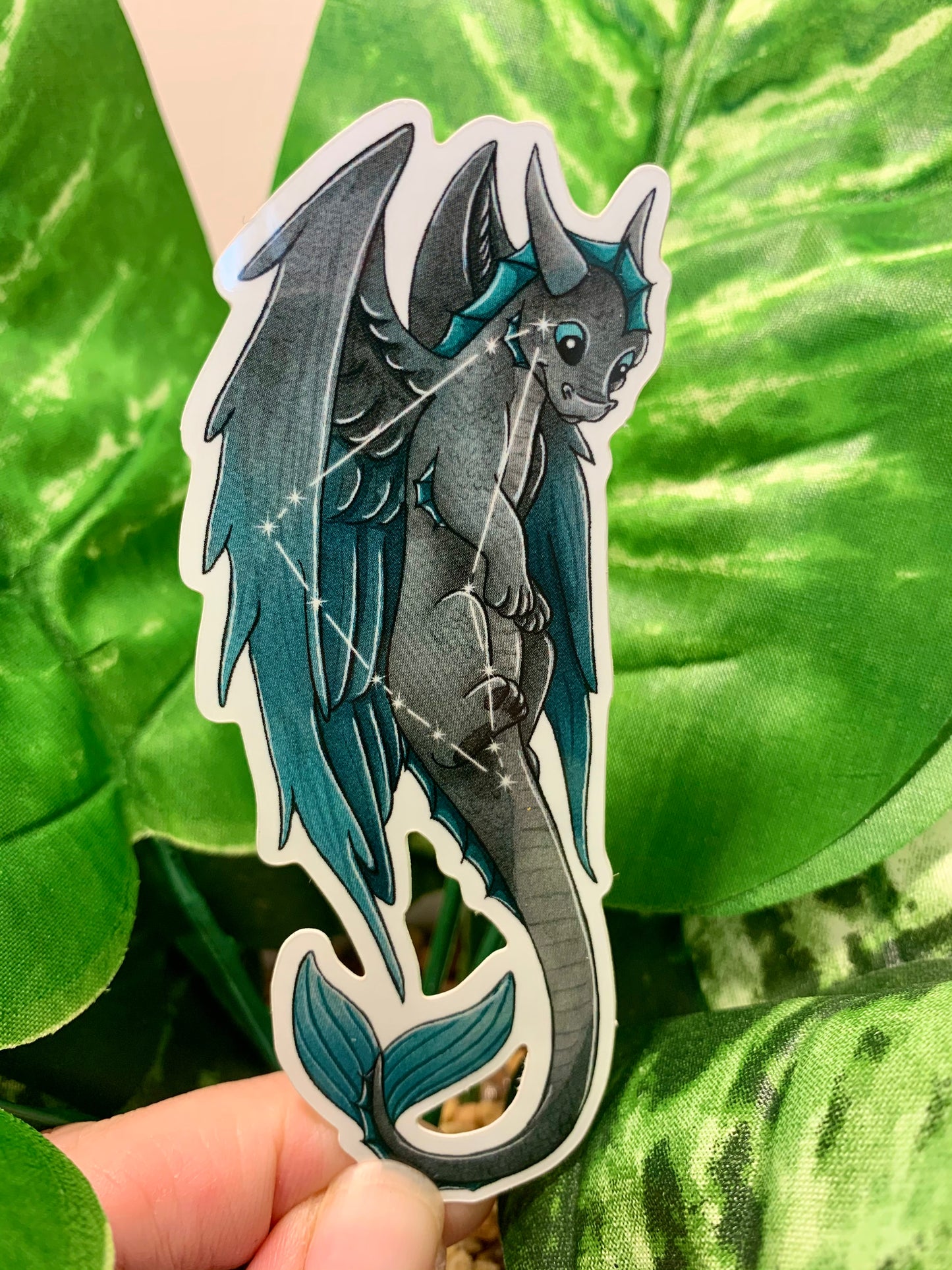 Zodiac Dragon Sticker: Capricorn