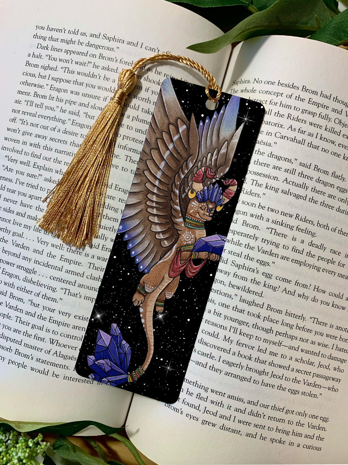 Tanzanite Dragon Bookmark